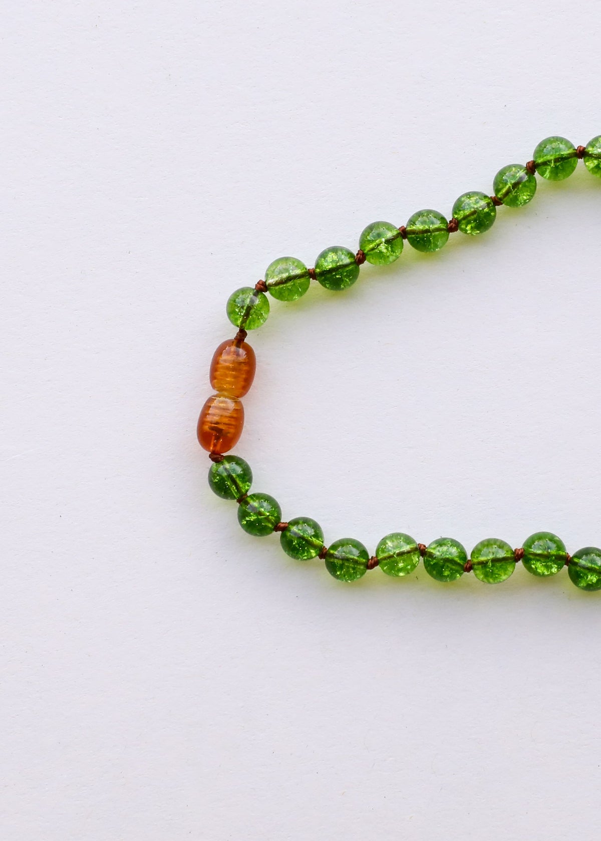 Pure Gemstone + Peridot || Necklace