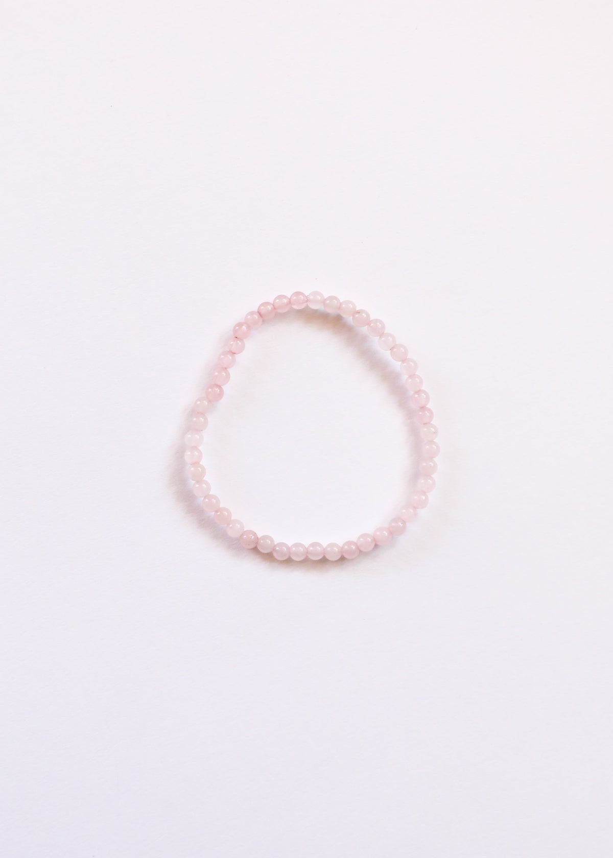Polished Rose Quartz || Adult Bracelet