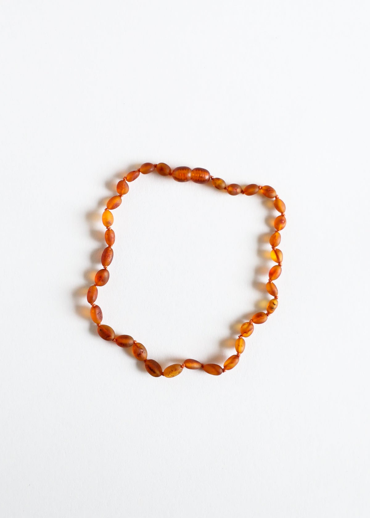 Raw Cognac Baltic Amber || Classic || Necklace
