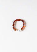 Raw Cognac Baltic Amber + Moonstone || Anklet • Bracelet