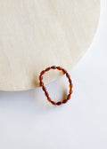Polished Cognac Baltic Amber || Classic || Bracelet or Anklet
