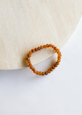 Raw Cognac Baltic Amber || Adult Bracelet