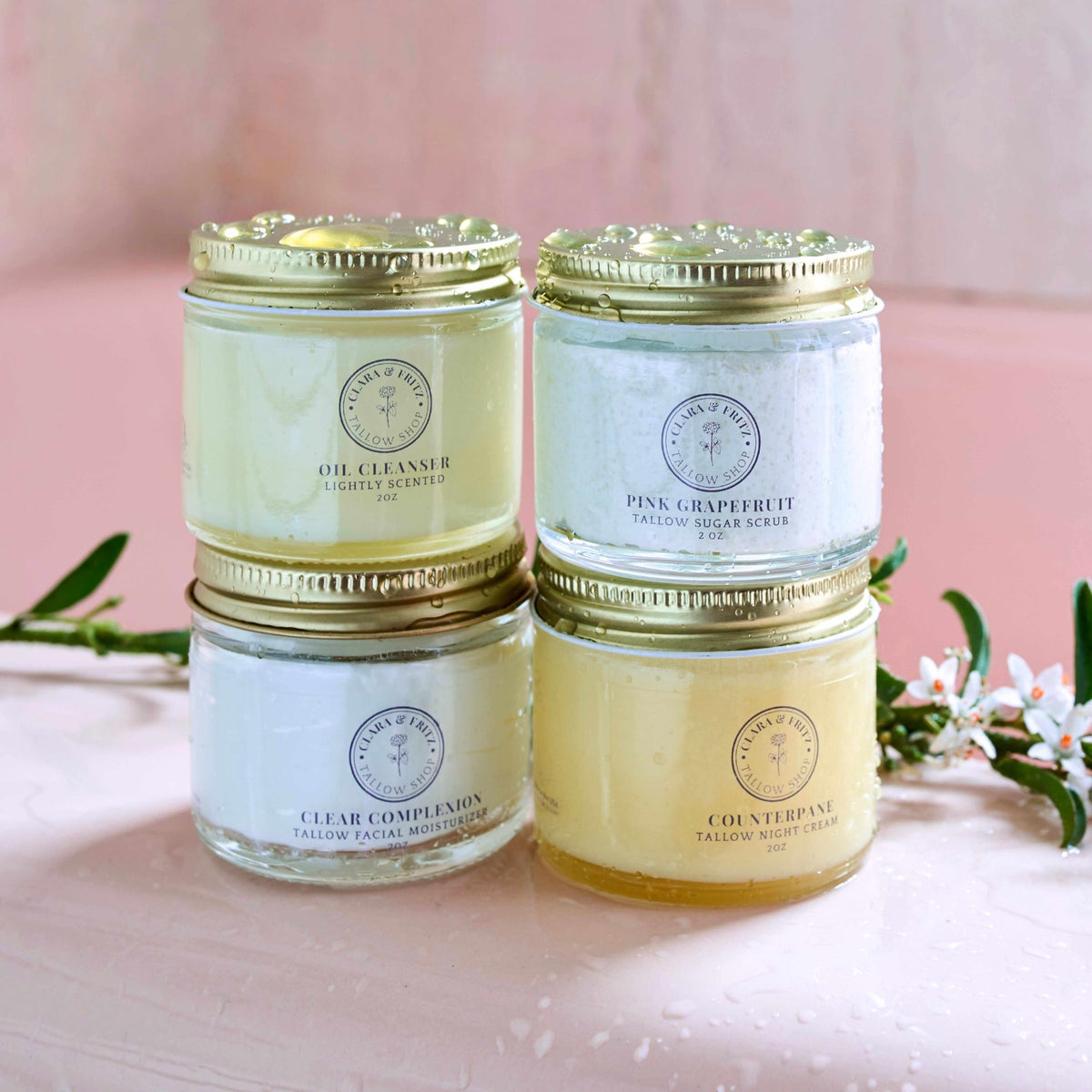 Pink Grapefruit Tallow Sugar Scrub