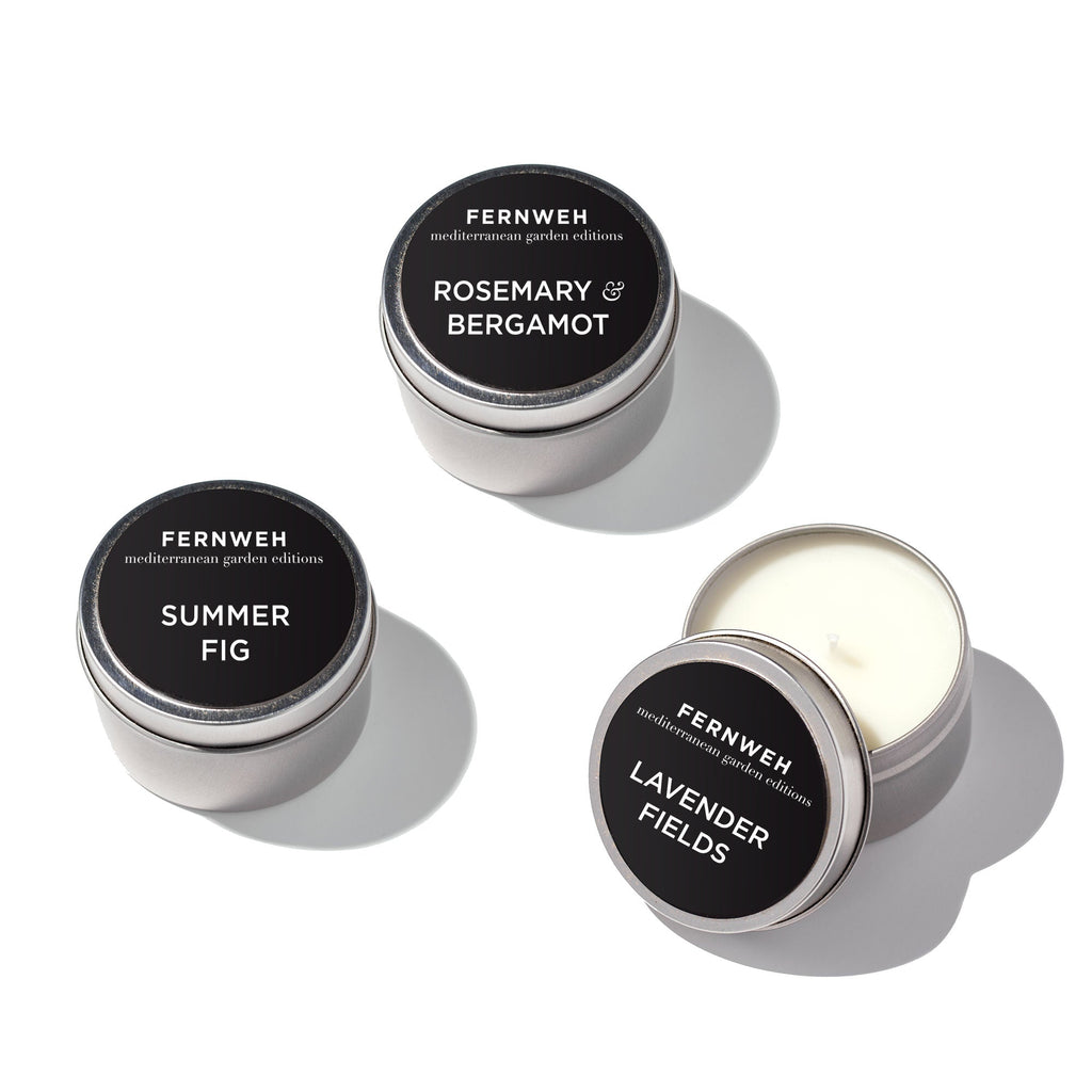 Mediterranean Garden: Sun-Drenched Wanderings Candle Gift Set