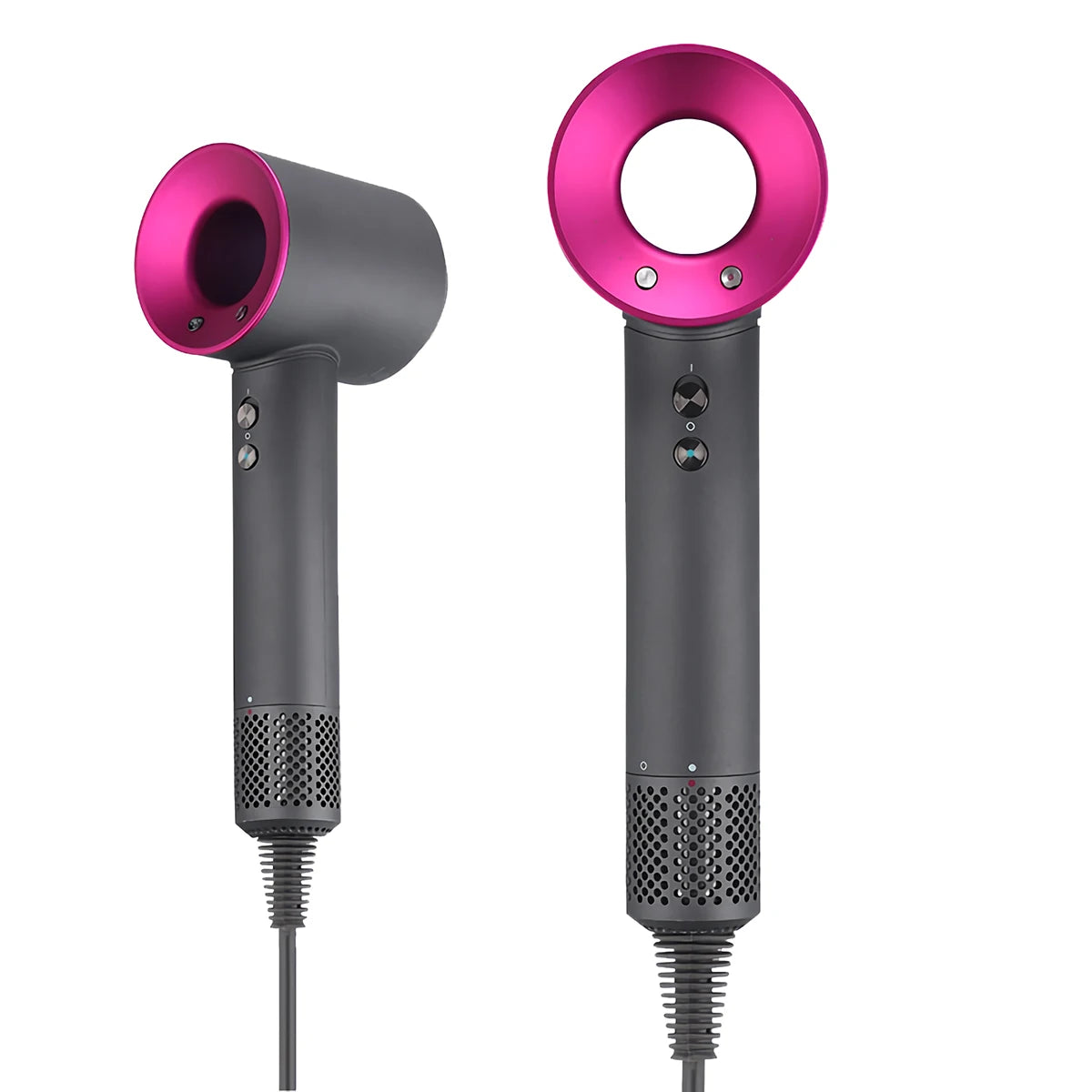 Bladeless Ionic Hair Dryer with Magnetic Nozzles