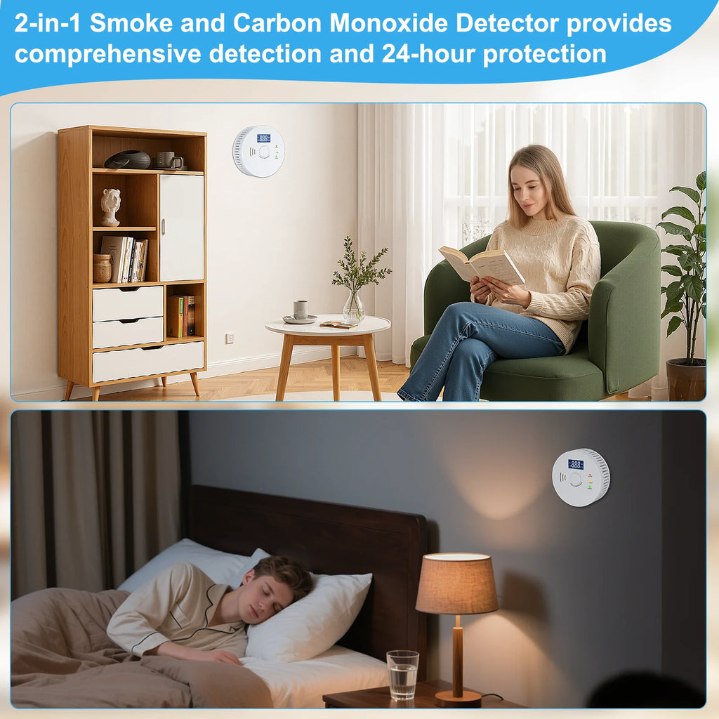Smoke and Carbon Monoxide Detector Combo