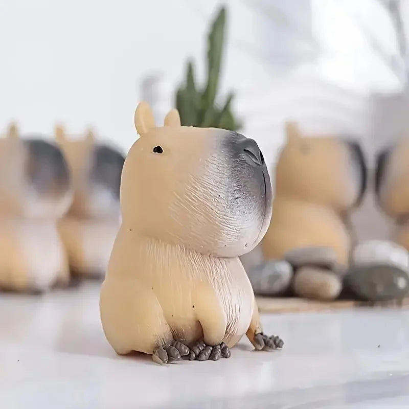 Squishy Capybara Squeezing Toy Soft Relax Animal Fidget for Adults Stress Relief Toys Halloween Christmas Holiday Party Gifts