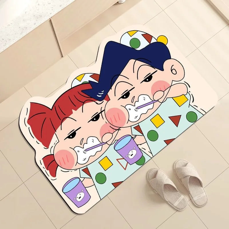 Quick-Dry Water Absorbent Bathroom Mat