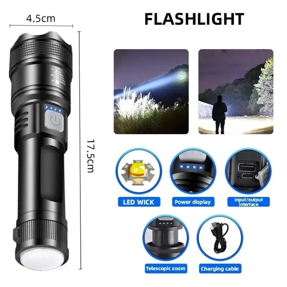 P70 Ultra-Bright LED Tactical Flashlight