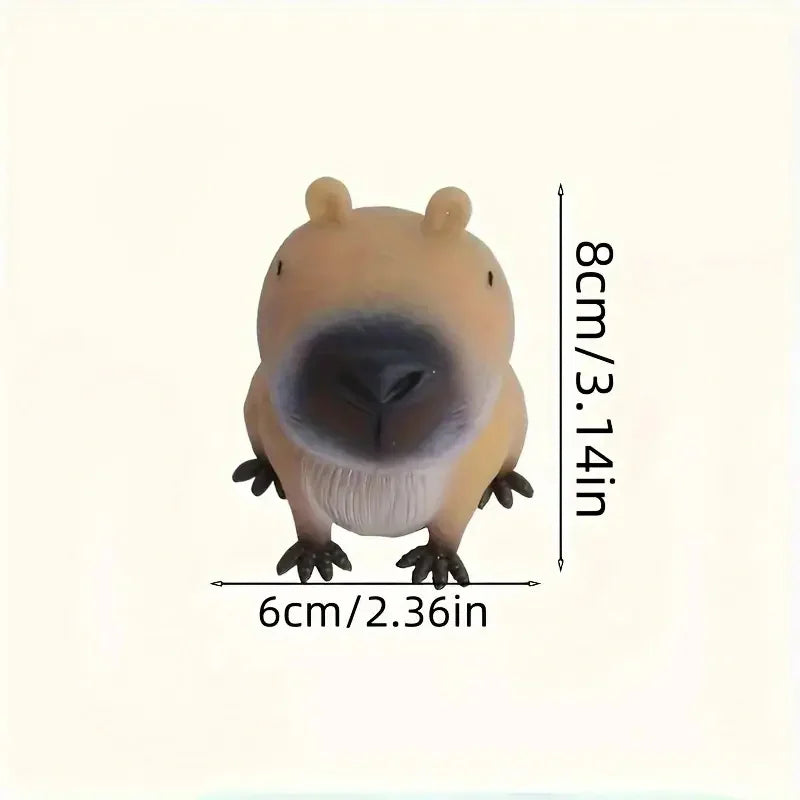Squishy Capybara Squeezing Toy Soft Relax Animal Fidget for Adults Stress Relief Toys Halloween Christmas Holiday Party Gifts