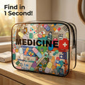 Clear PVC Travel Medicine Bag