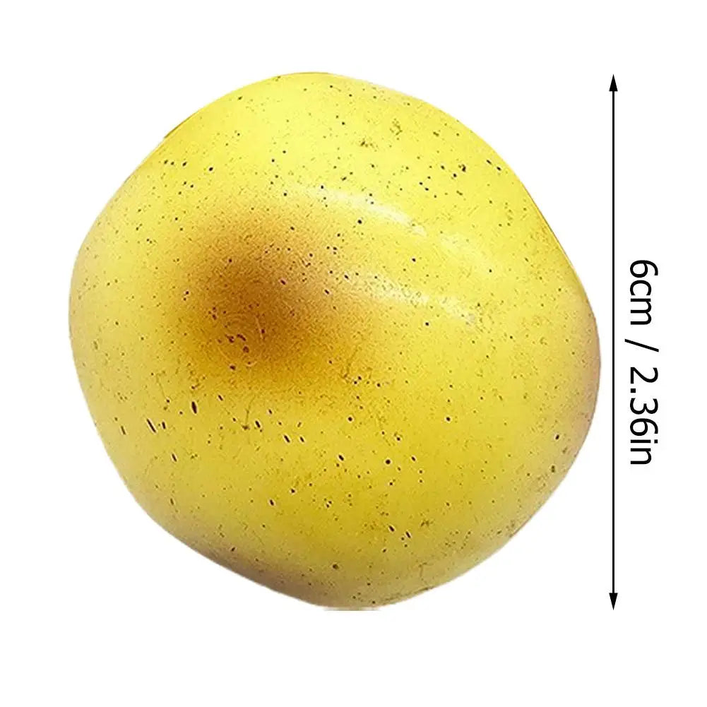 Squishy Fluid Fidget Potato Toy- Slow Rising Sensory Squeeze Toy for Stress & Anxiety Relief, Cute Fake Food Desk Toy, Novelty