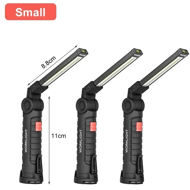 Portable COB LED Work Light – USB Rechargeable