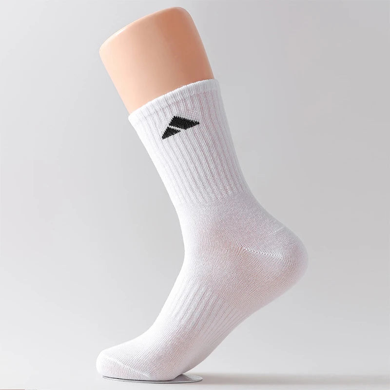 5 Pairs Patterned Crew Socks