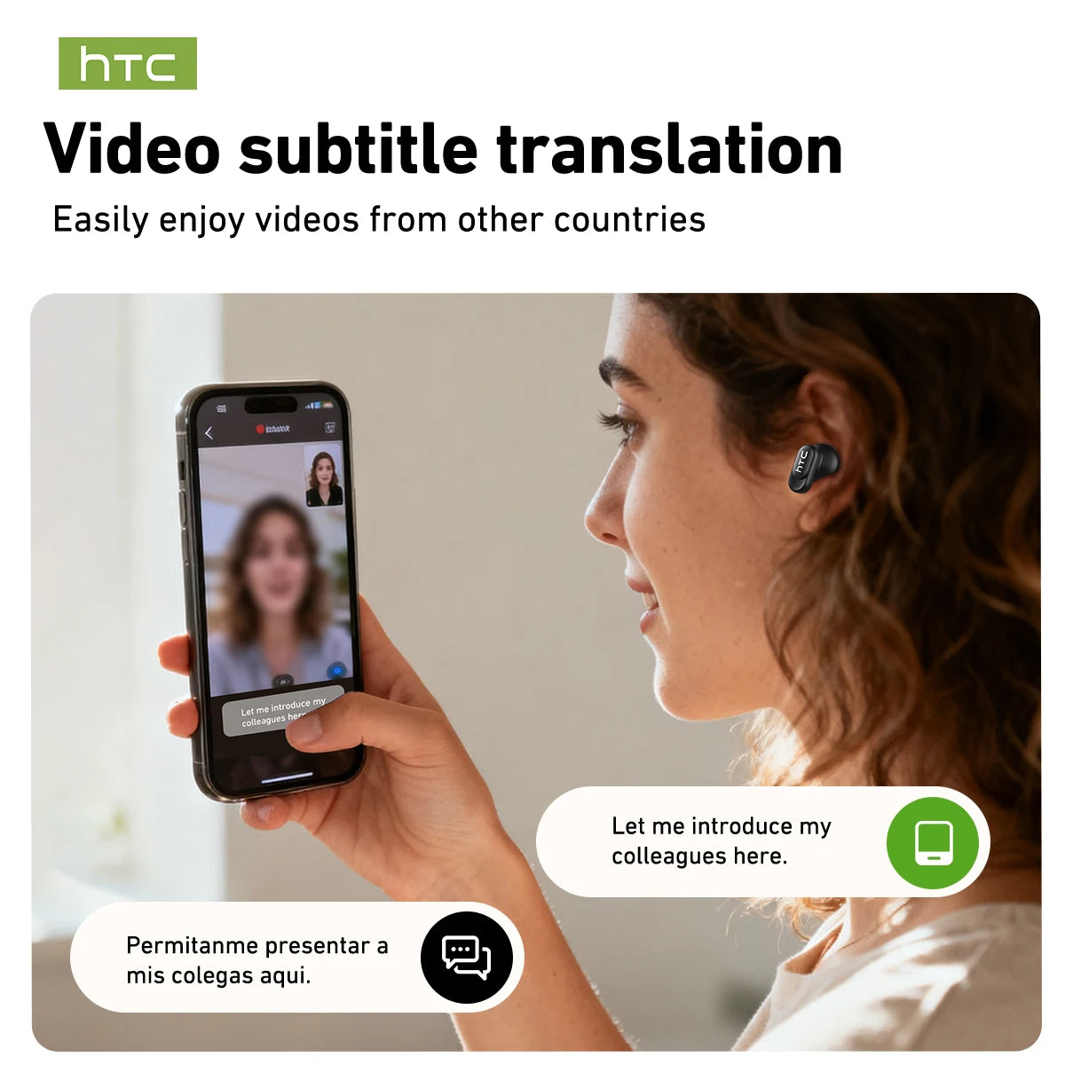 TWS Bluetooth 6.0 Earbuds with AI Translation