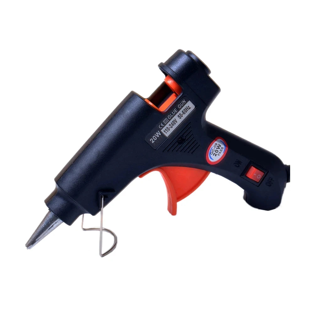 20W Mini Hot Melt Glue Gun - DIY Craft Glue Gun Kit with 7mm Glue Sticks