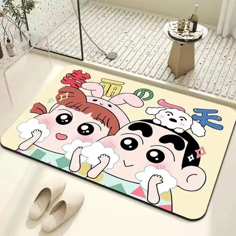 Quick-Dry Water Absorbent Bathroom Mat