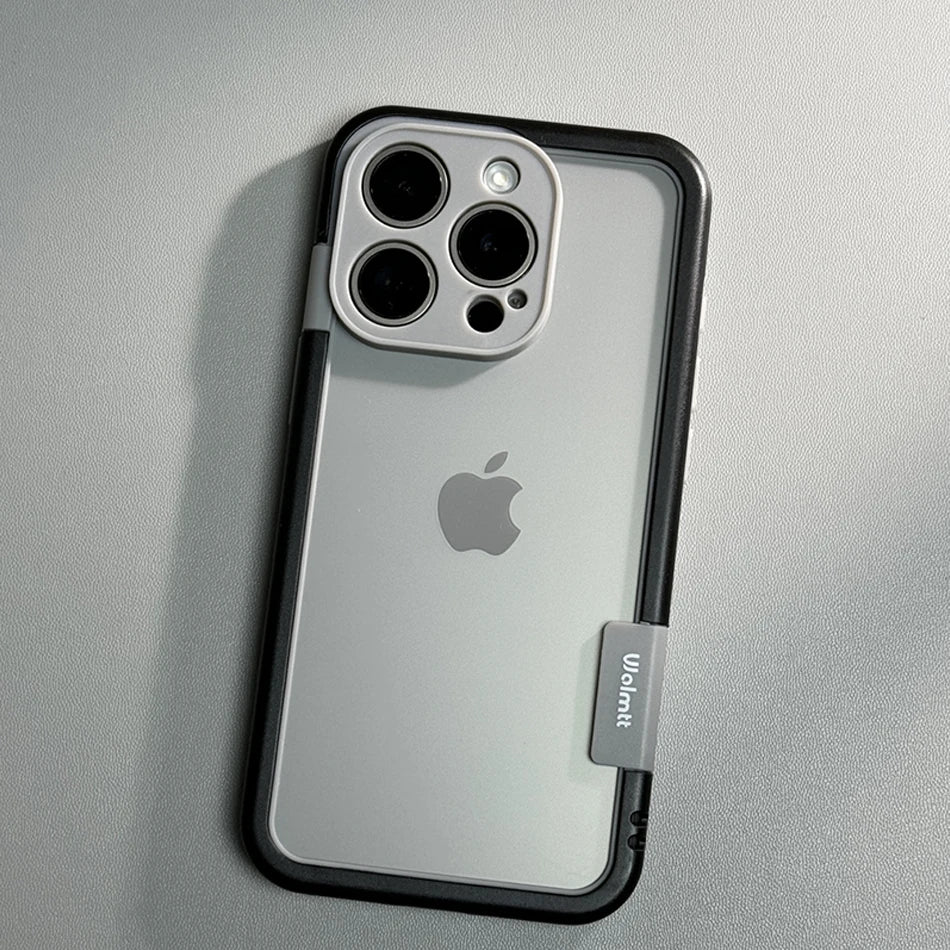 Shockproof Soft Silicone Frame Phone Case for iPhone 18 17 Pro Max 13 14 15 16 NoBack Heat Dissipation Protection Bumper Cover