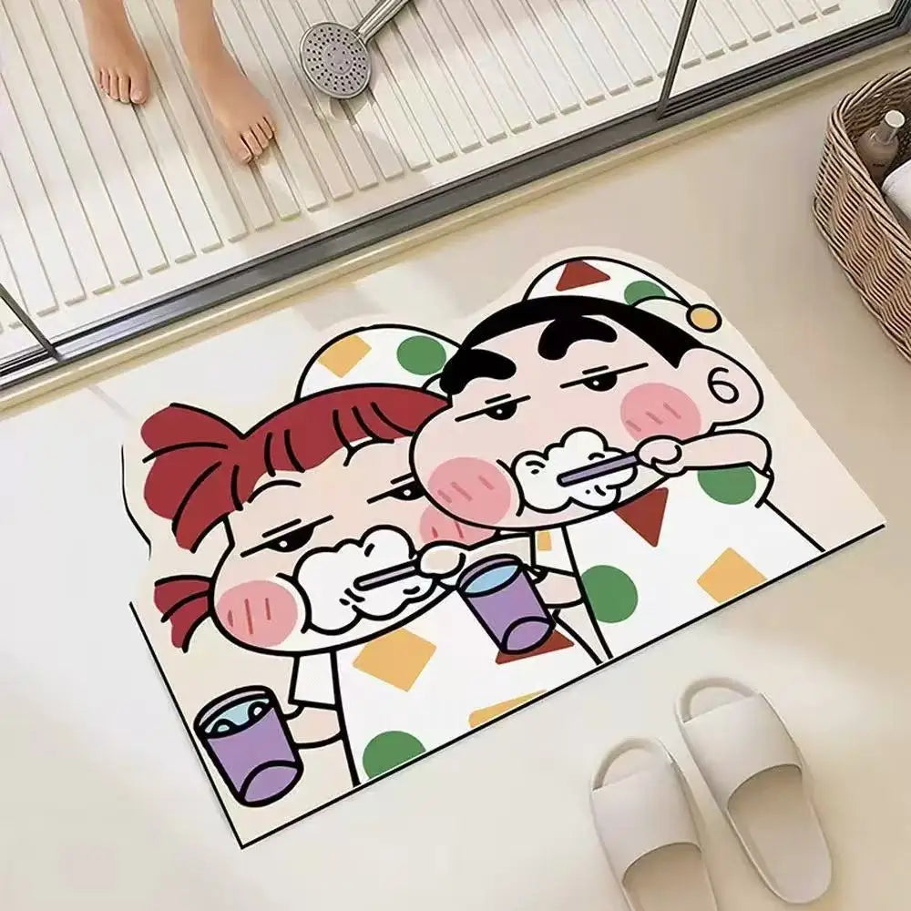 Quick-Dry Water Absorbent Bathroom Mat