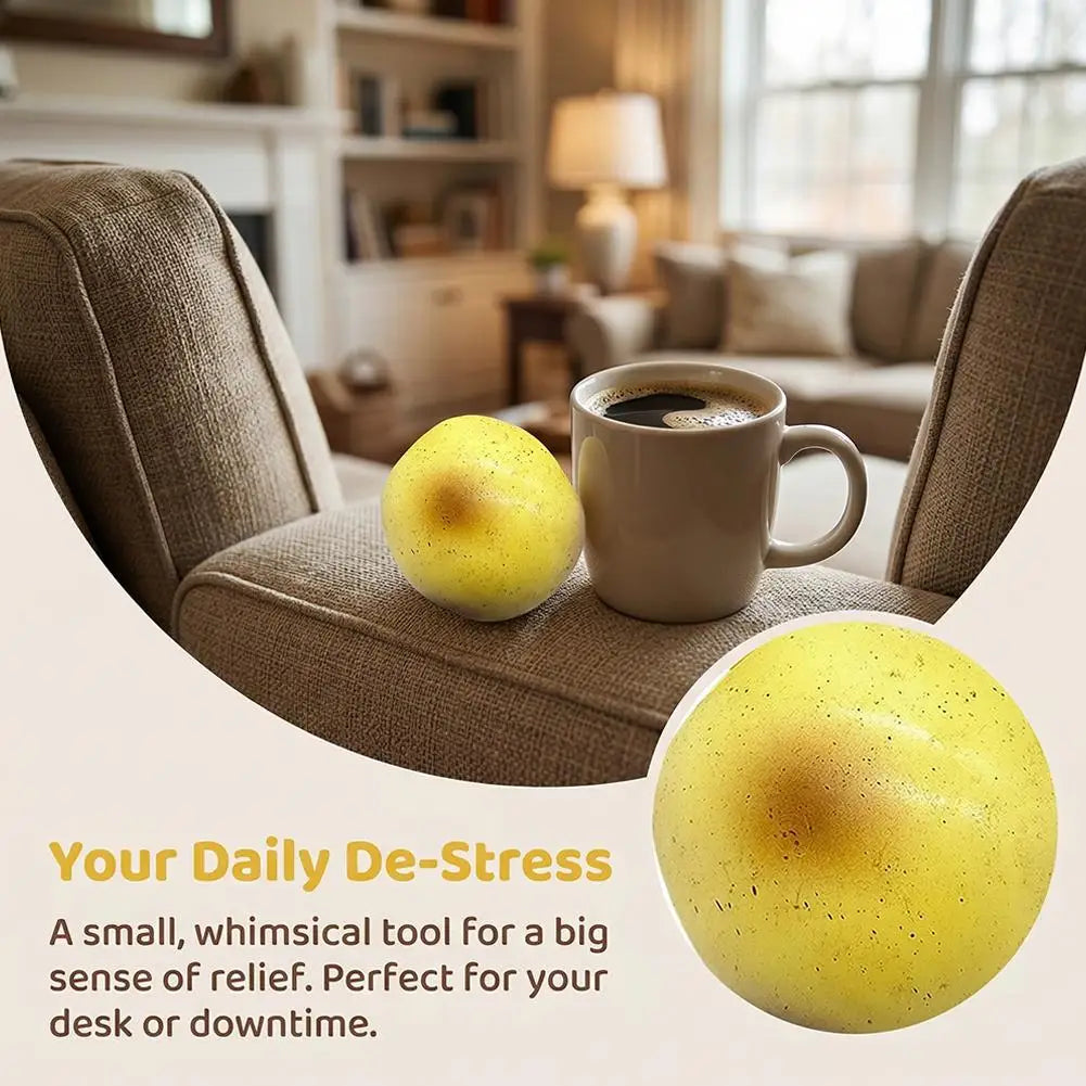 Squishy Fluid Fidget Potato Toy- Slow Rising Sensory Squeeze Toy for Stress & Anxiety Relief, Cute Fake Food Desk Toy, Novelty