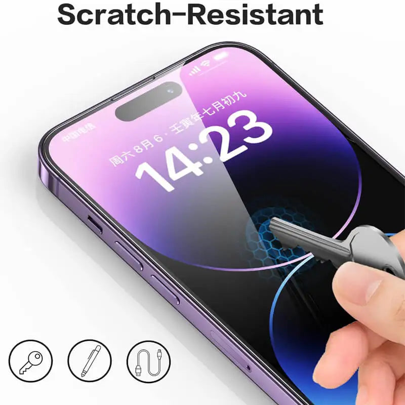 Tempered Glass Screen Protector for iPhone – 3 Pack