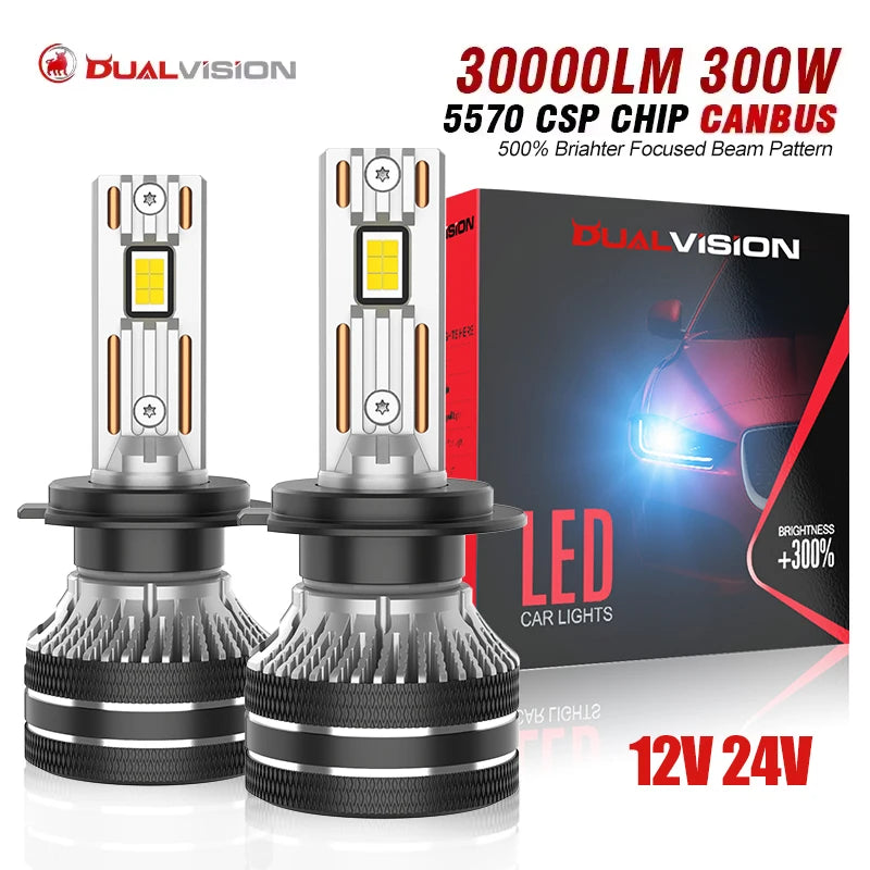 Canbus LED Headlight Bulbs 30000LM – Multi-Socket