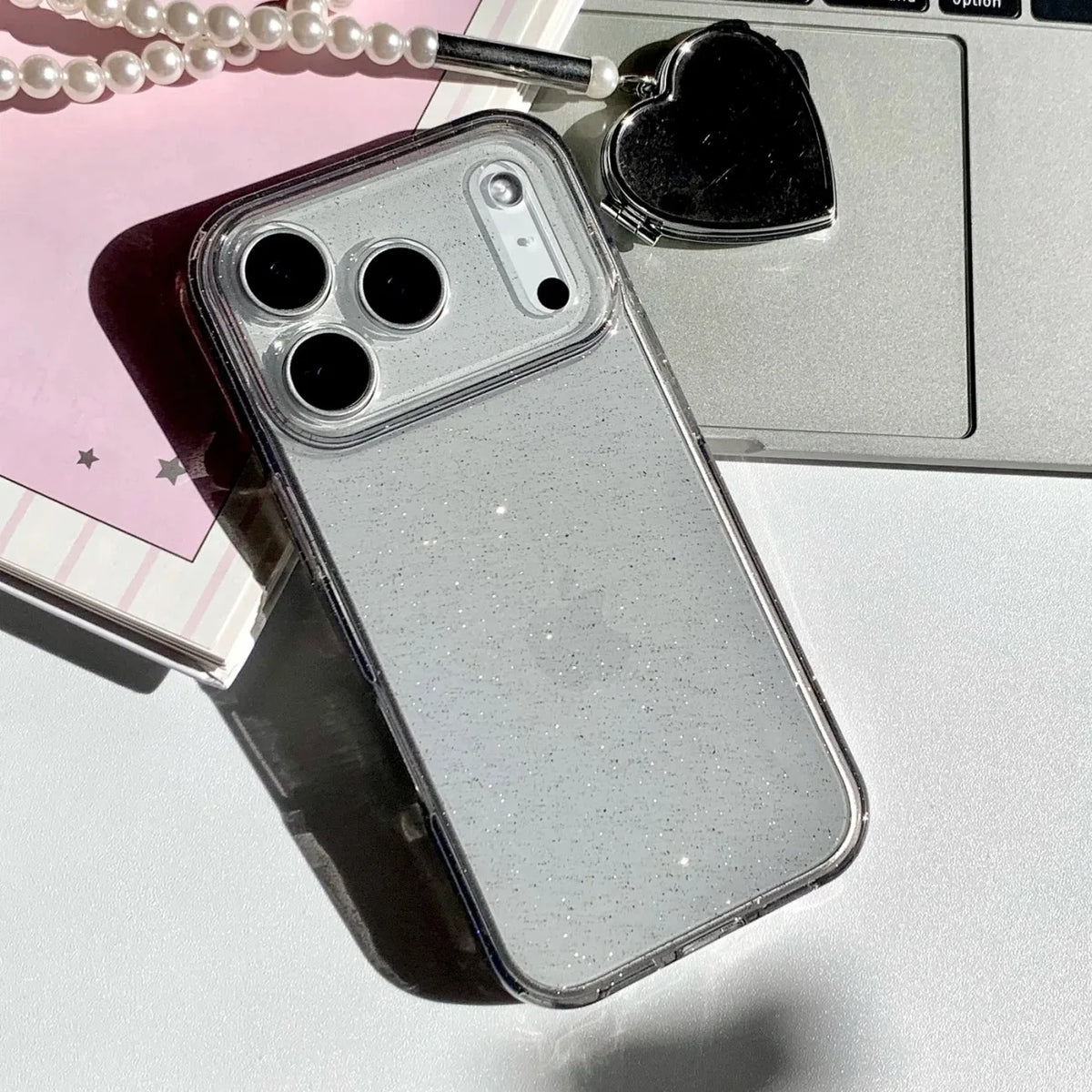 Luxury Bling Glitter Silicone Clear Phone Case For iPhone 18 17 Air 16 15 14 Plus 13 12 18 Pro Max Transparent Soft TPU Cover