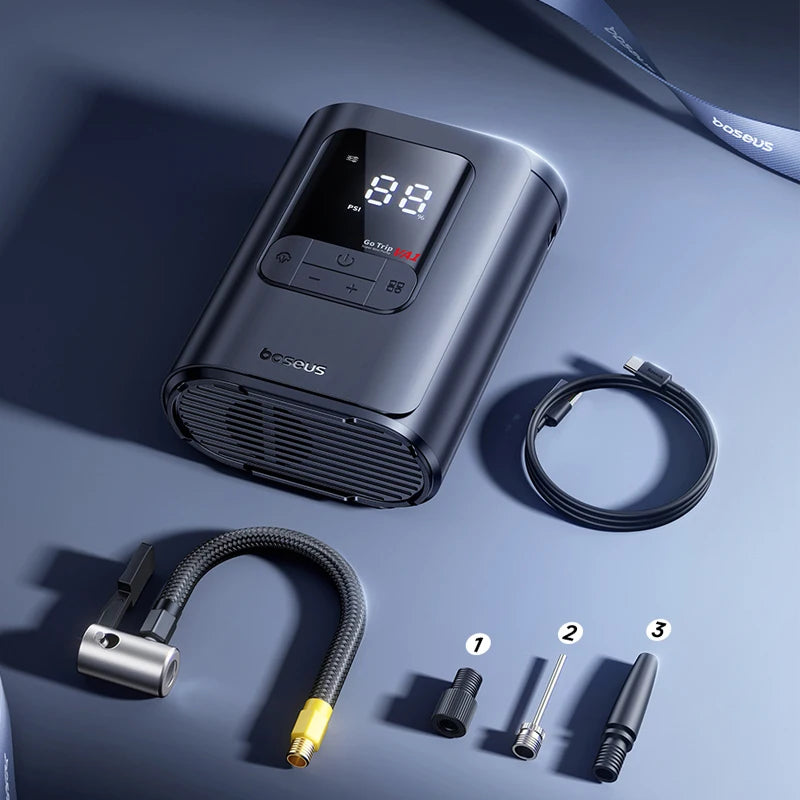 Baseus Wireless Portable Car Air Pump – Tire Inflator