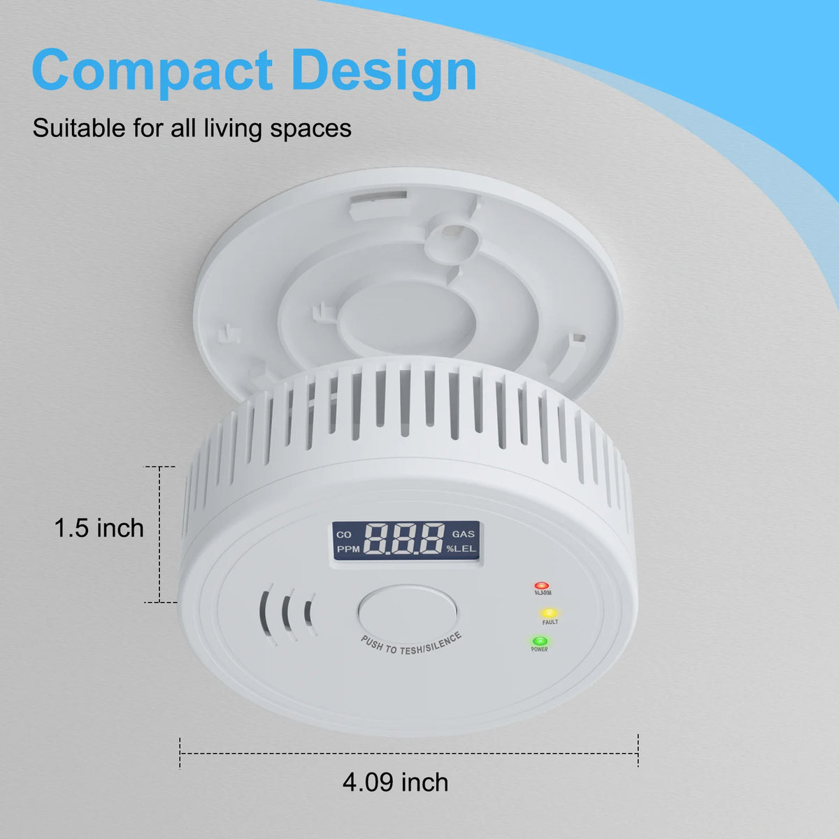 Smoke and Carbon Monoxide Detector Combo