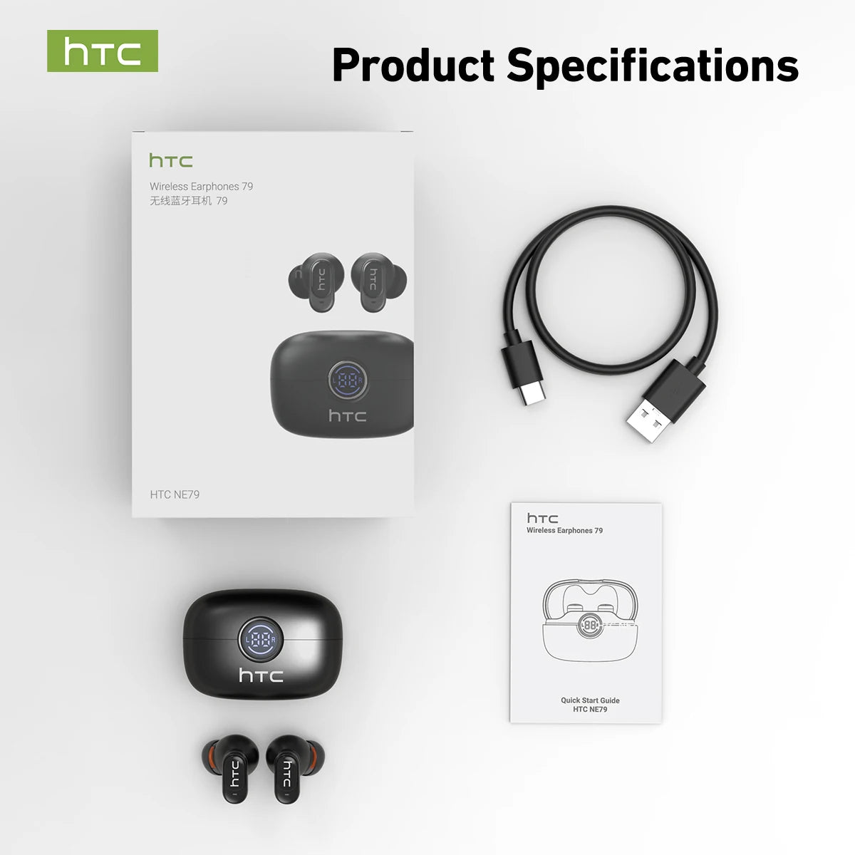 TWS Bluetooth 6.0 Earbuds with AI Translation