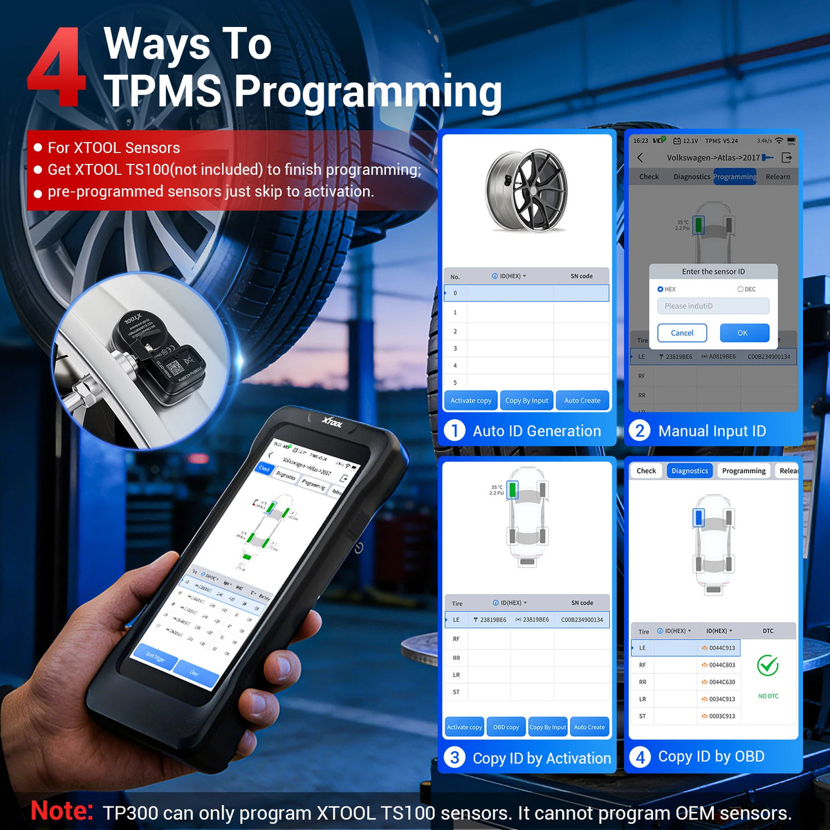 TPMS Programming Diagnostic Scanner – Lifetime Free Updates