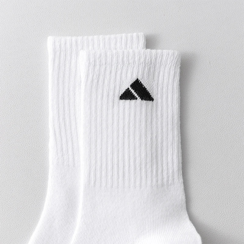 5 Pairs Patterned Crew Socks