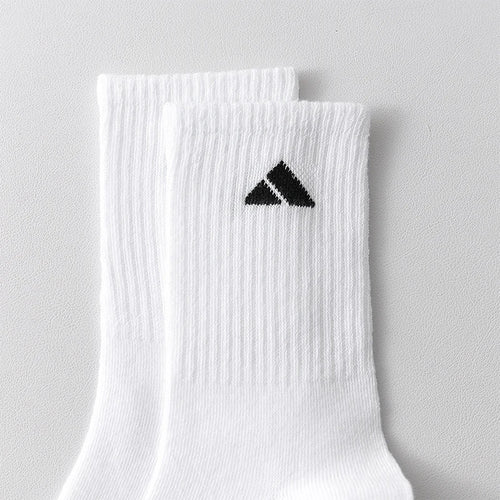 5 Pairs Patterned Crew Socks