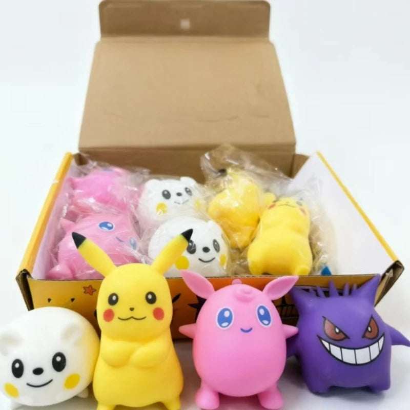 Squishy Friends for Instant Joy! Soft & Cute for Stress Relief. Squeeze Worries Away. Not for Children under 14.