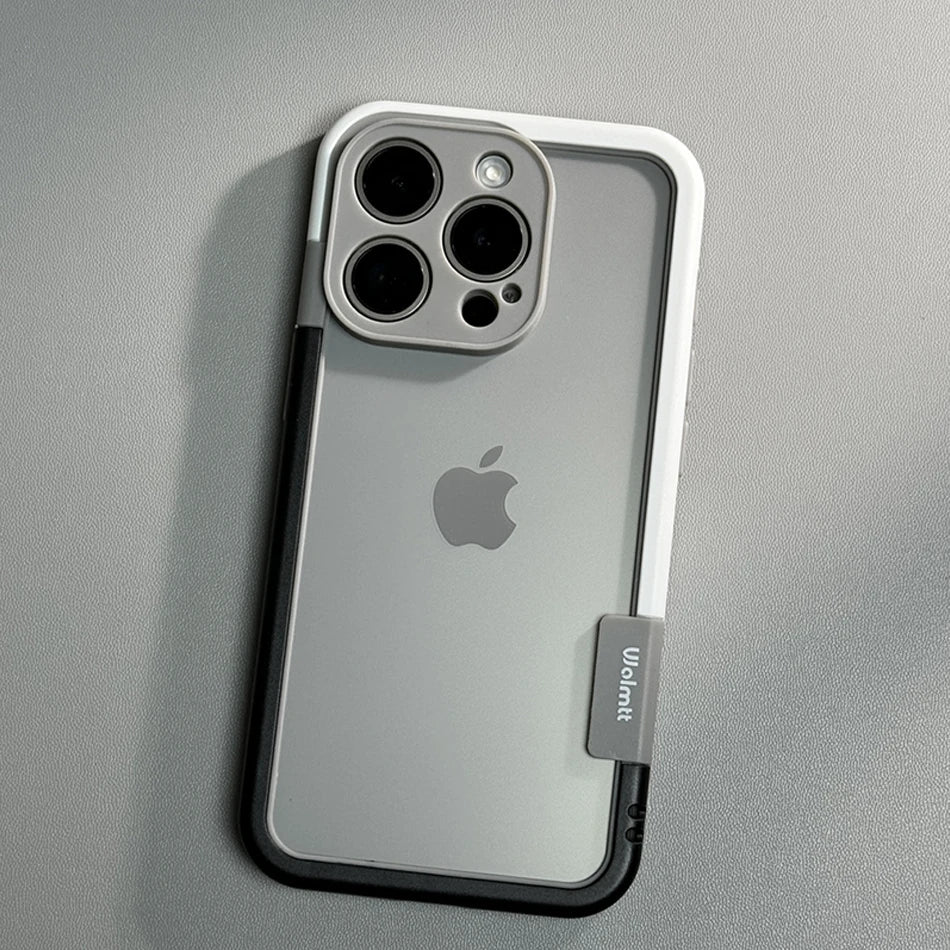 Shockproof Soft Silicone Frame Phone Case for iPhone 18 17 Pro Max 13 14 15 16 NoBack Heat Dissipation Protection Bumper Cover