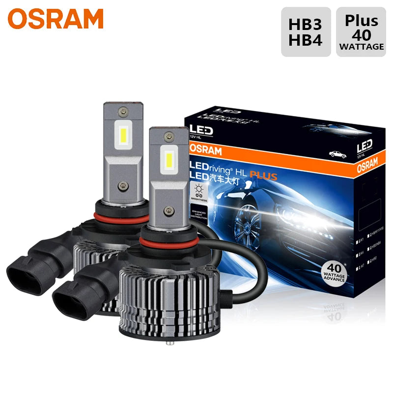 80W LED Car Headlight Bulbs – H4/H7/H11/HB3/HB4, 6000K