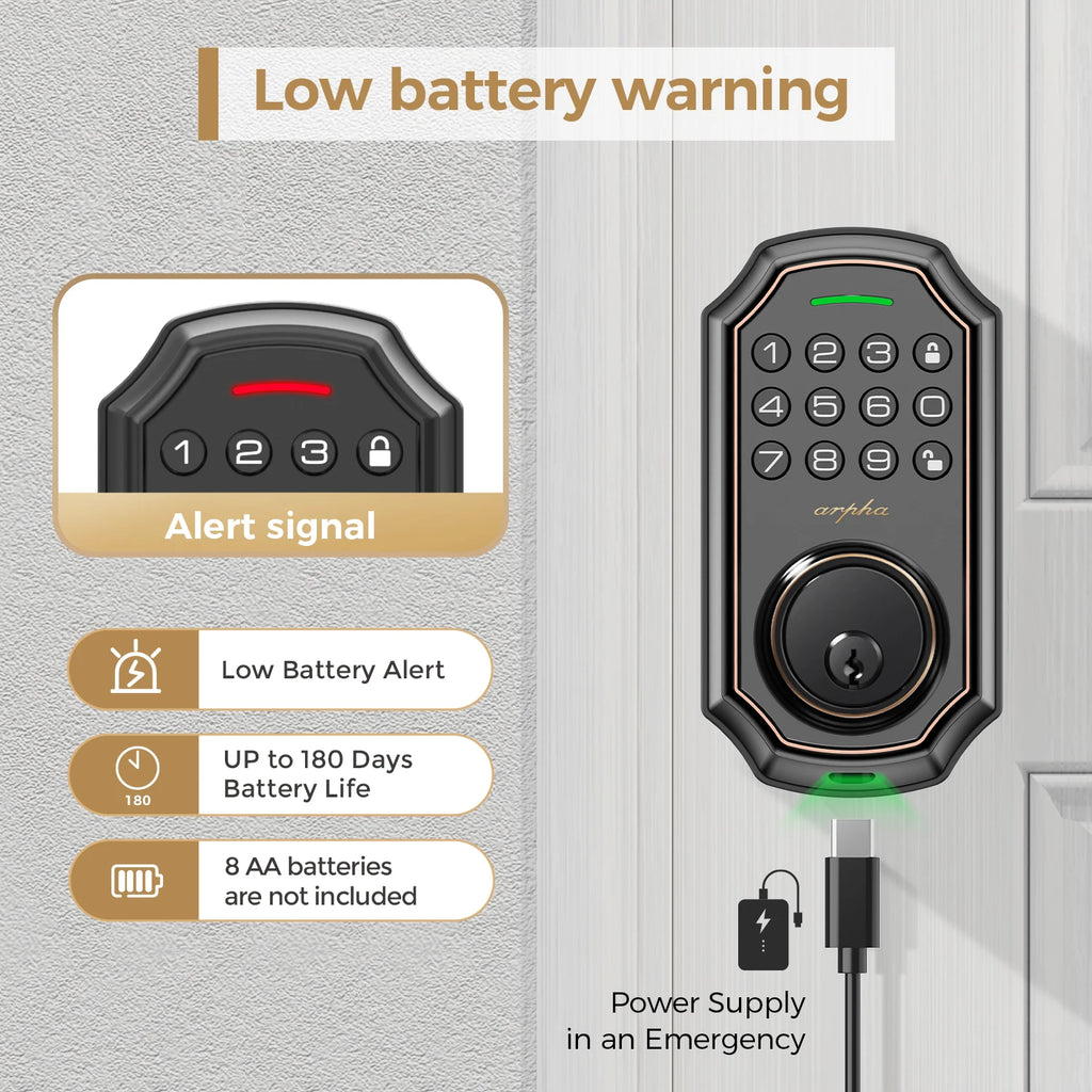 Smart Door Lock with Keypad and App Control