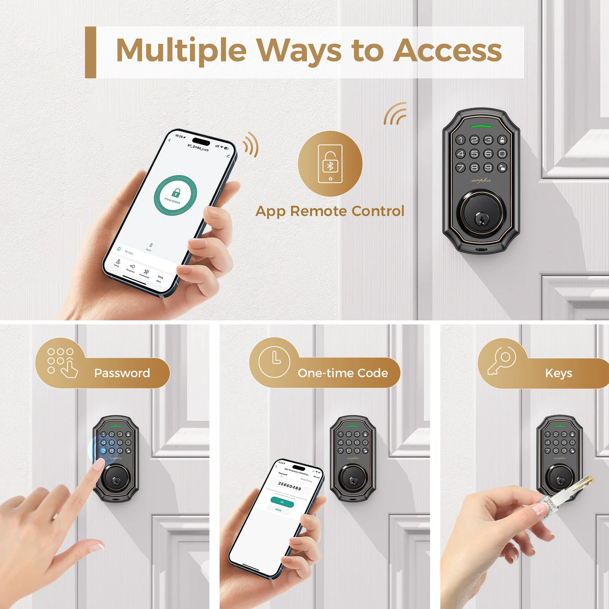 Smart Door Lock with Keypad and App Control