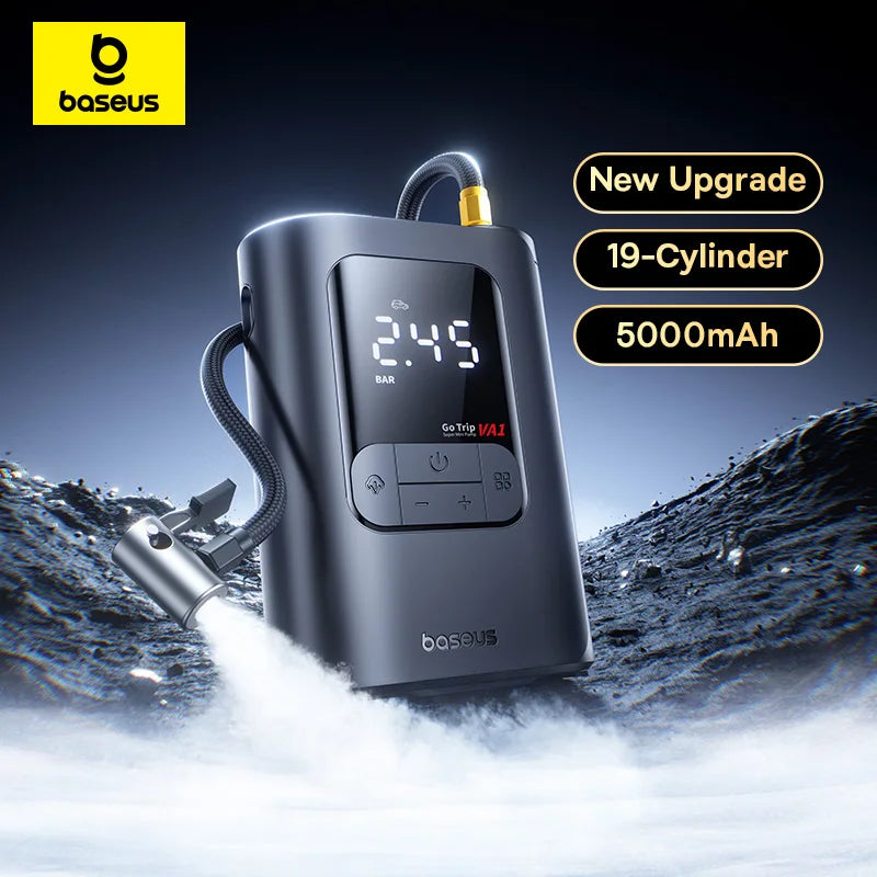 Baseus Wireless Portable Car Air Pump – Tire Inflator