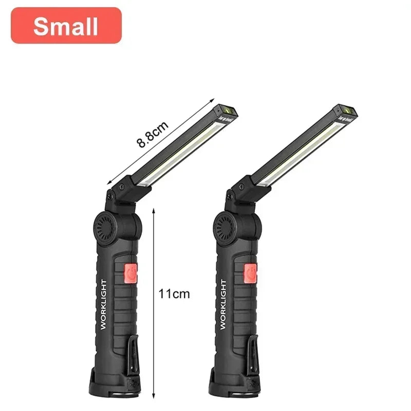 Portable COB LED Work Light – USB Rechargeable