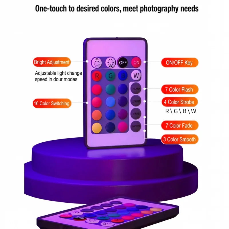 Dimmable RGB Multicolor Smart LED Bulb with Remote