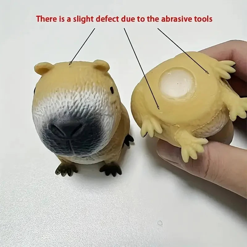 Squishy Capybara Squeezing Toy Soft Relax Animal Fidget for Adults Stress Relief Toys Halloween Christmas Holiday Party Gifts