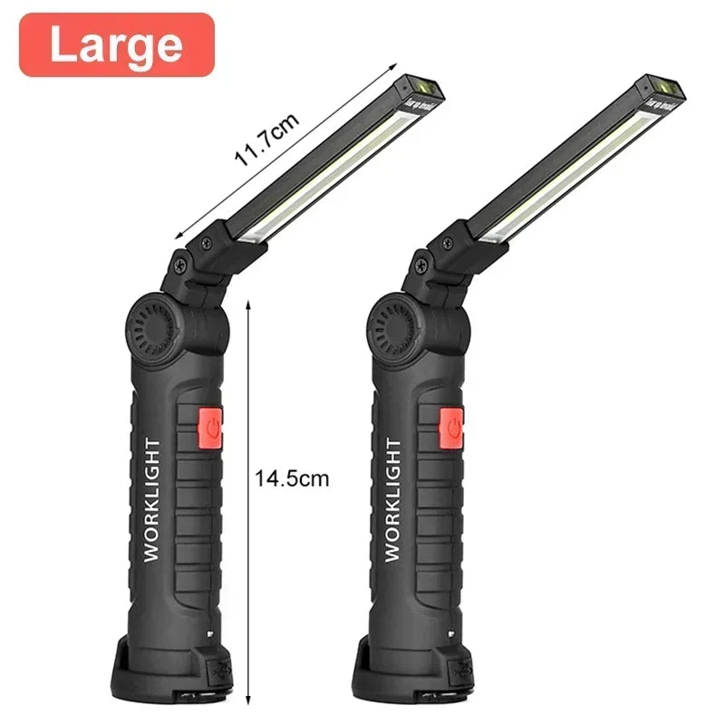 Portable COB LED Work Light – USB Rechargeable