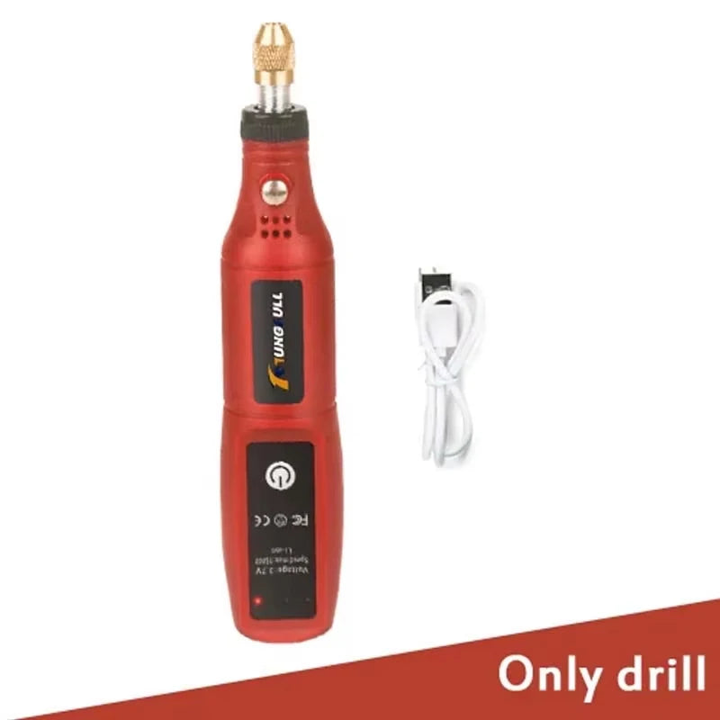 Cordless USB Rechargeable Engraving Pen - Rotary Precision Engraver for Jewelry, Glass & DIY Crafts
