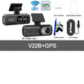 4K WiFi Dual-Lens Dash Cam – Front and Rear Driving Recorder
