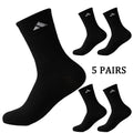 5 Pairs Patterned Crew Socks