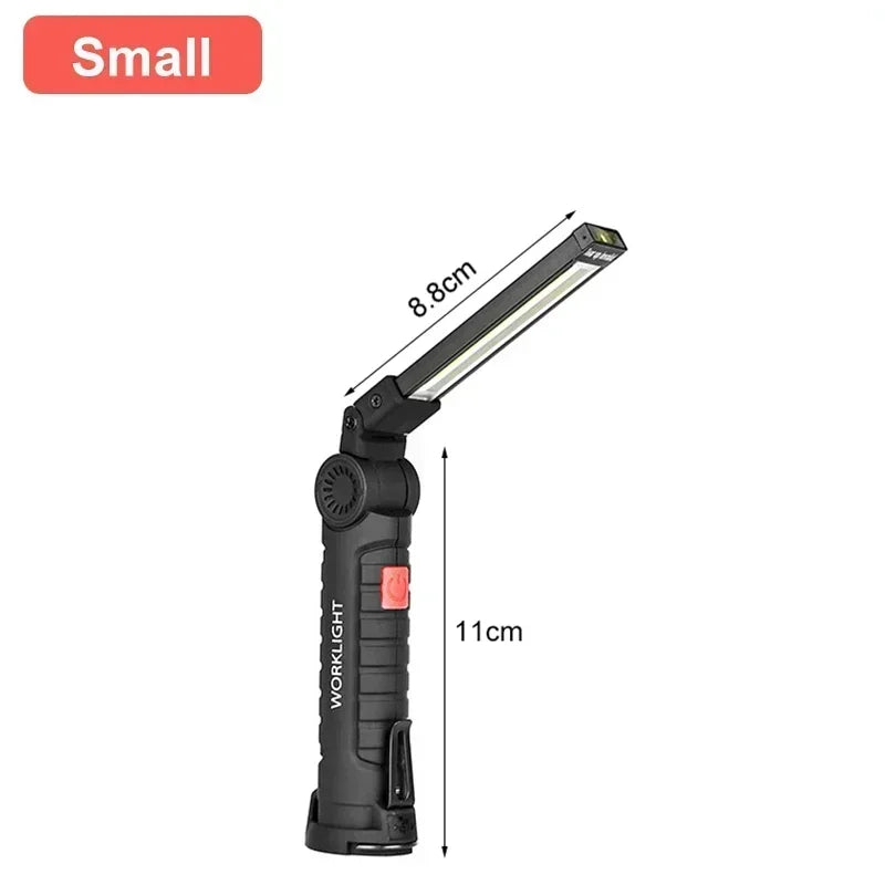 Portable COB LED Work Light – USB Rechargeable