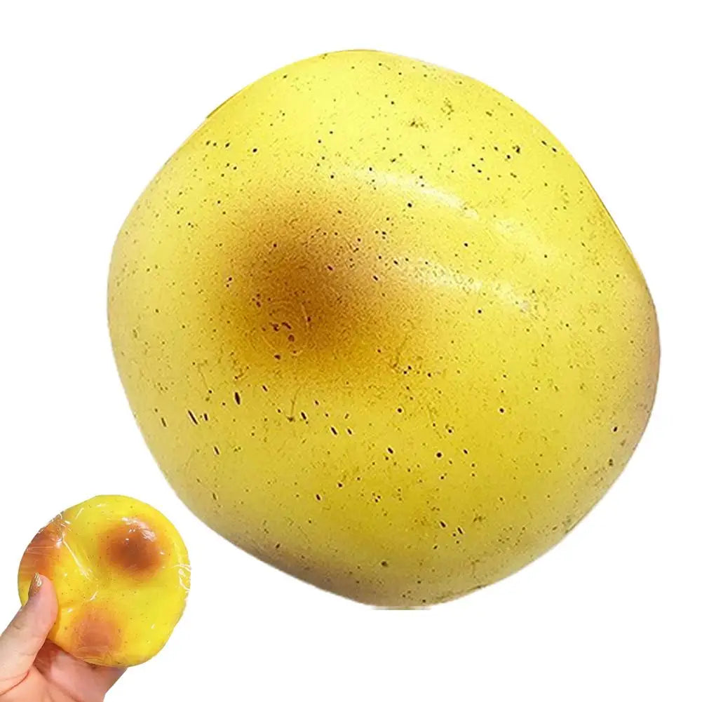 Squishy Fluid Fidget Potato Toy- Slow Rising Sensory Squeeze Toy for Stress & Anxiety Relief, Cute Fake Food Desk Toy, Novelty
