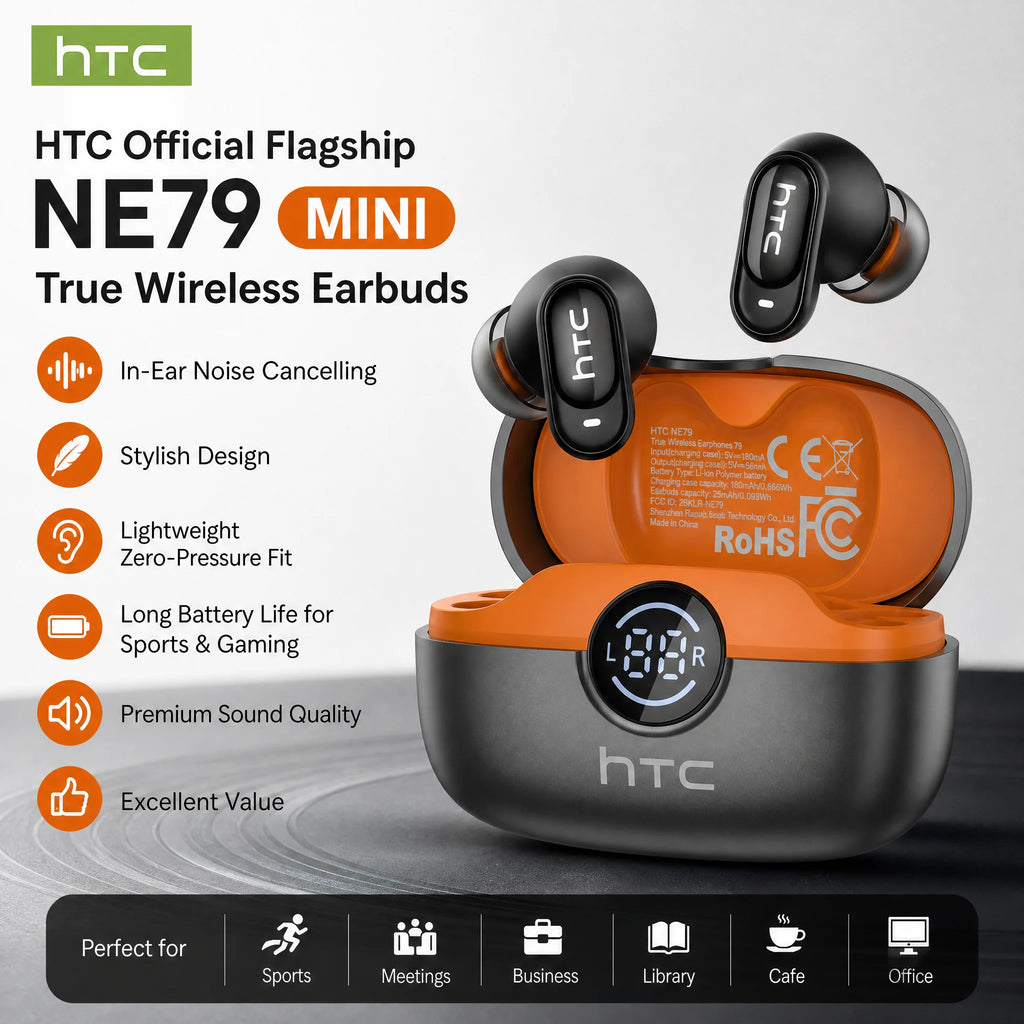 TWS Bluetooth 6.0 Earbuds with AI Translation