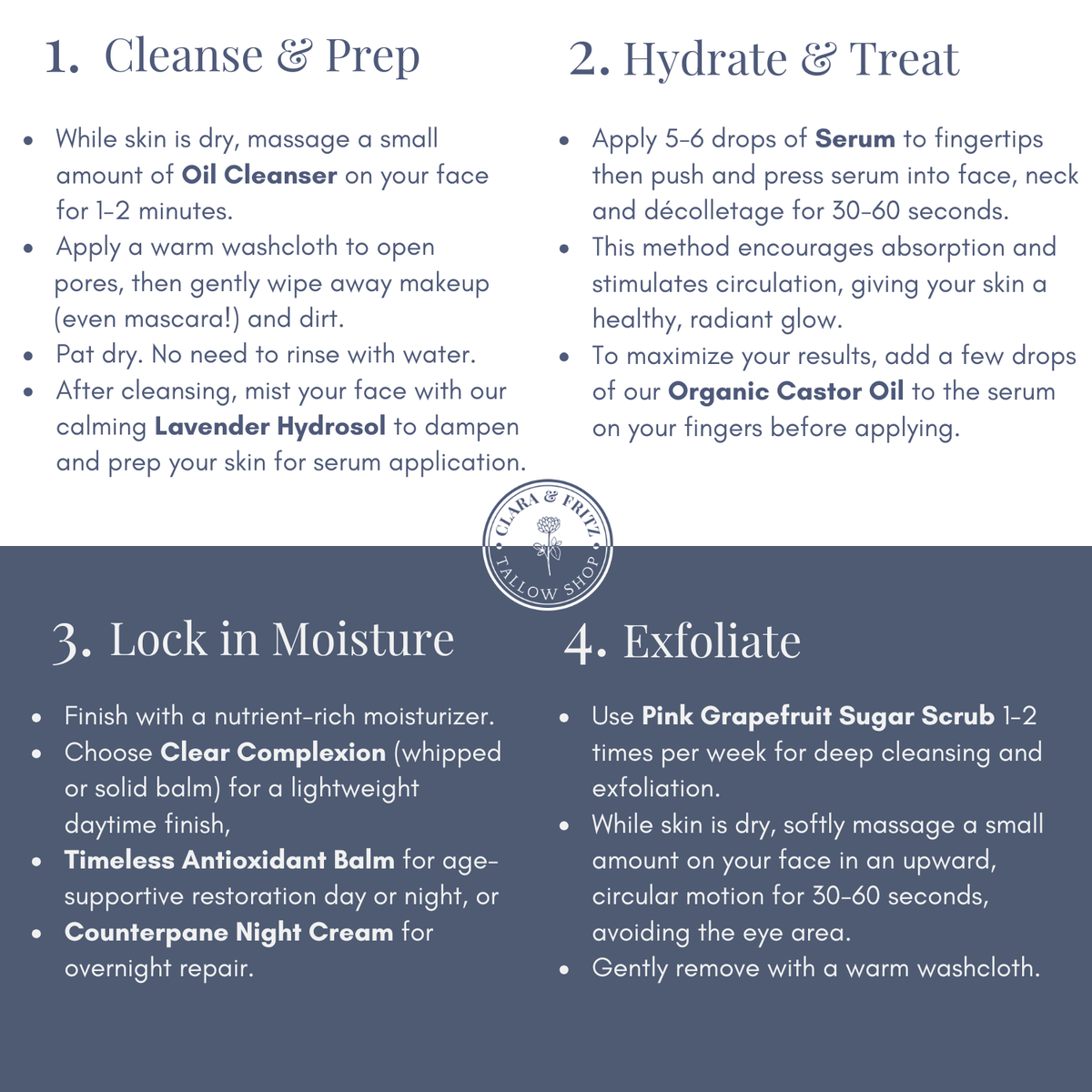 Tallow-Based Oil Cleanser